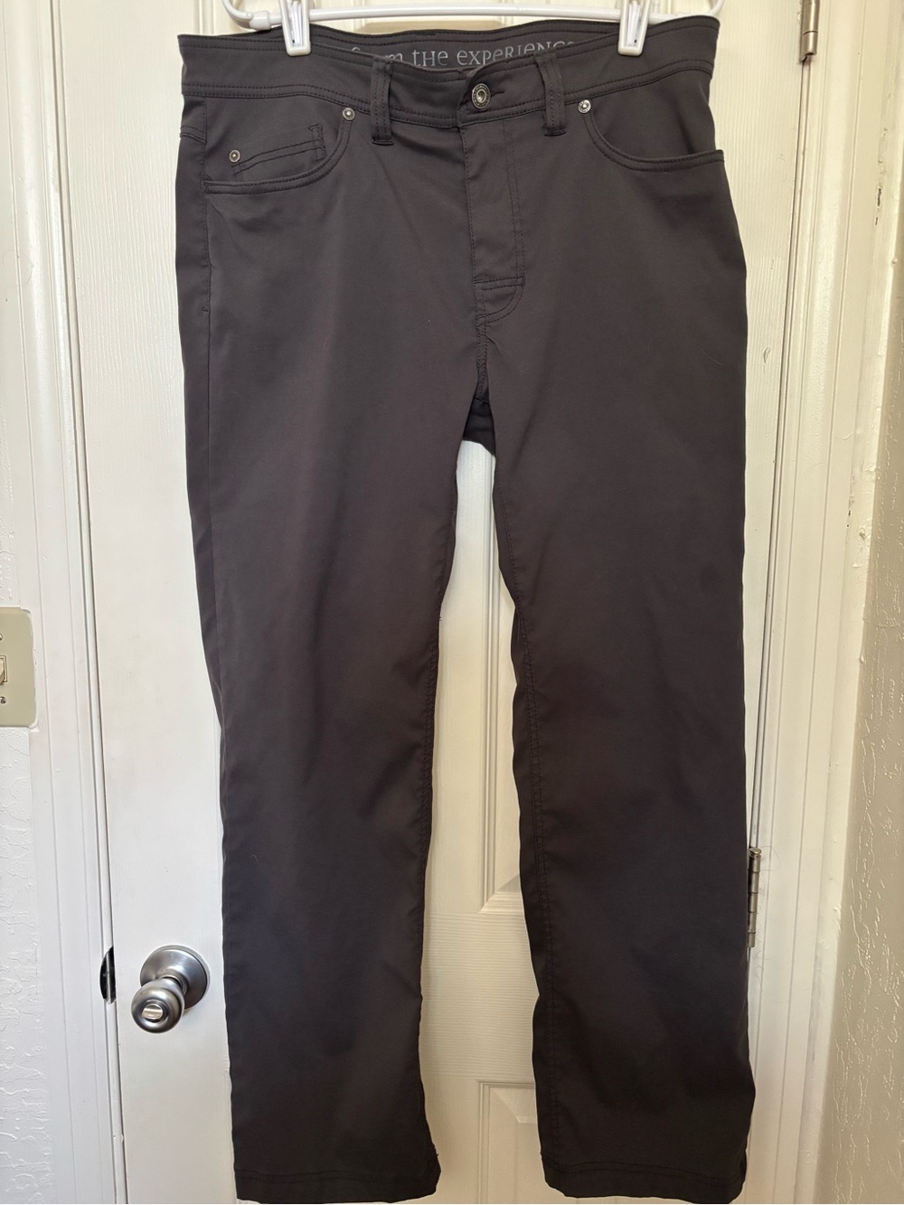 Prana Slim Fit Pants in Charcoal